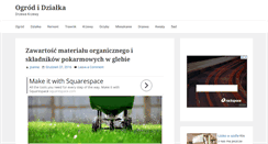 Desktop Screenshot of ogrod-znaminscy.eu